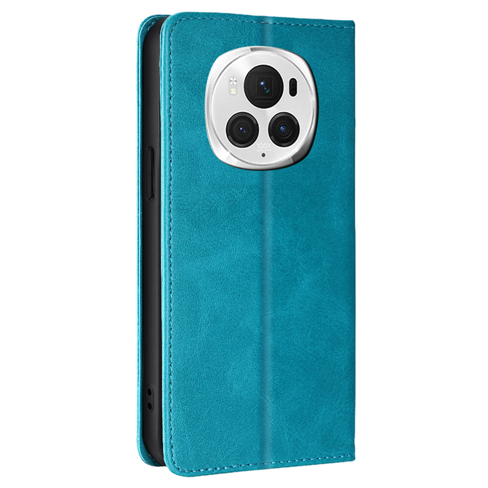 For Honor Magic6 Pro 5G Case Anti-Scratch Stand Leather Wallet Phone Cover
