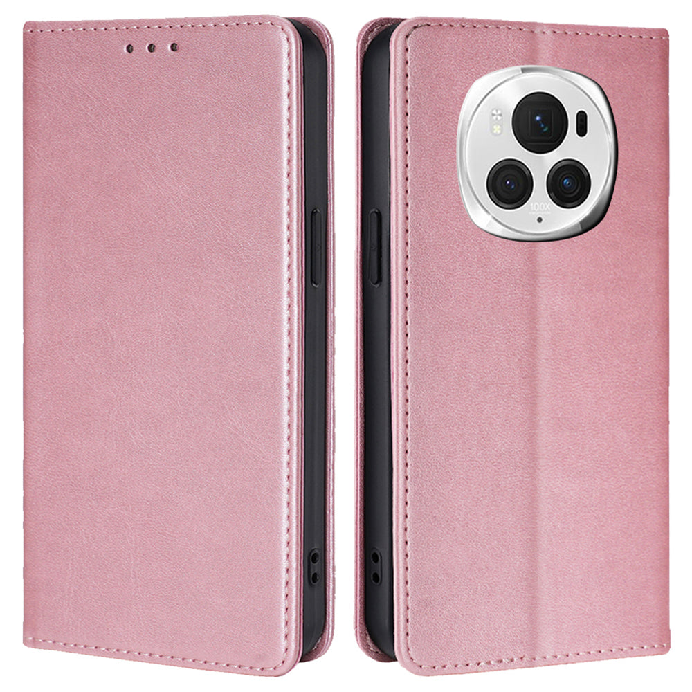 For Honor Magic6 Pro 5G Case Anti-Scratch Stand Leather Wallet Phone Cover