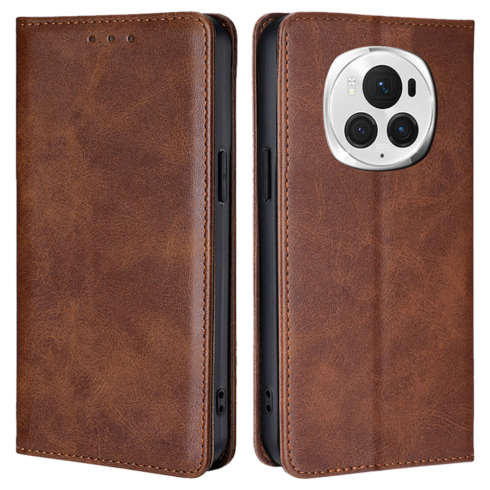 For Honor Magic6 Pro 5G Case Anti-Scratch Stand Leather Wallet Phone Cover