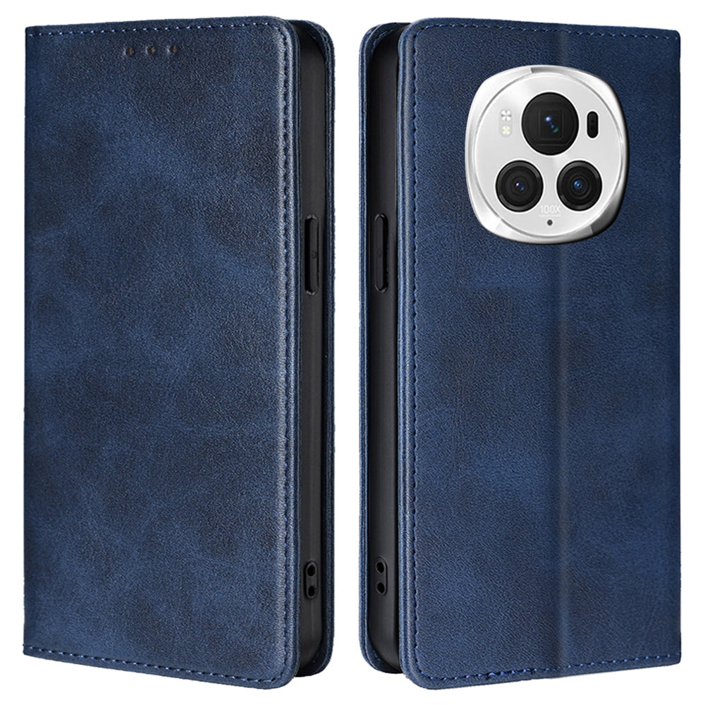 For Honor Magic6 Pro 5G Case Anti-Scratch Stand Leather Wallet Phone Cover