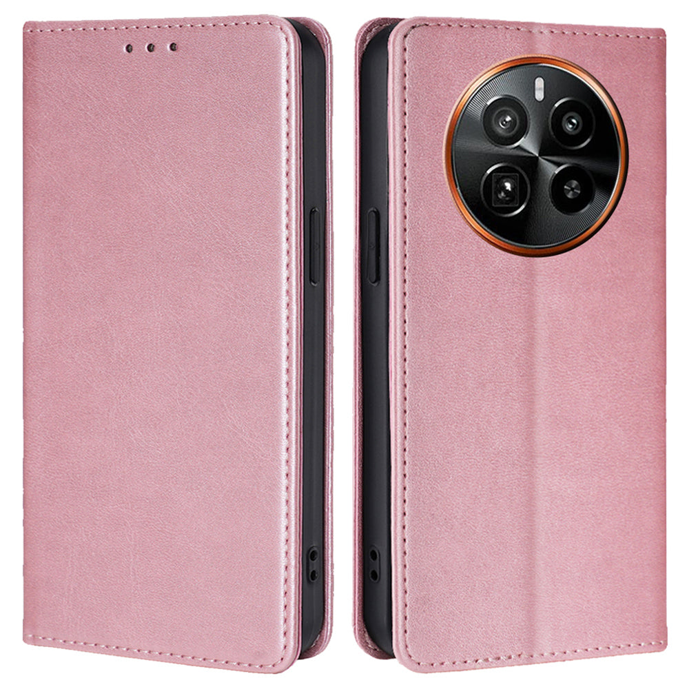 For Realme GT5 Pro 5G Shockproof Case Magnetic Wallet Stand Phone Cover
