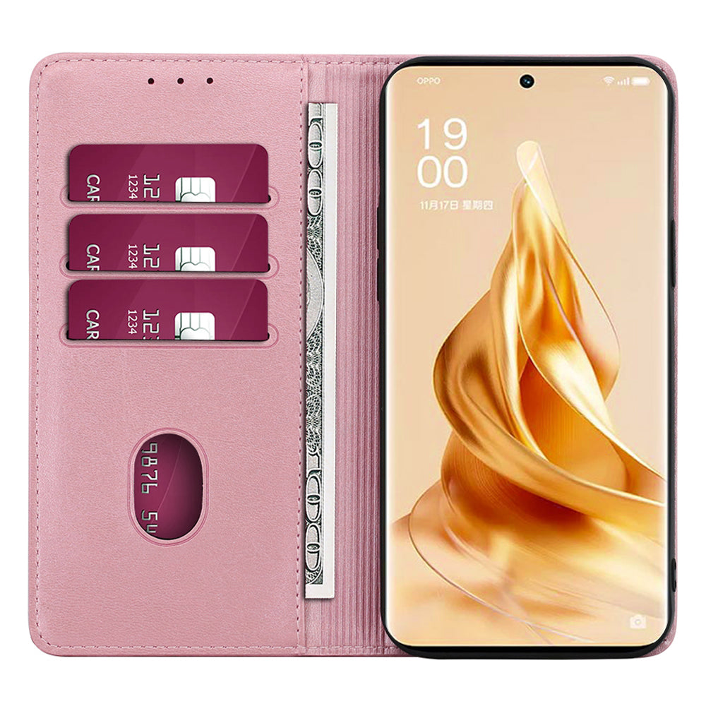 For Oppo Find X7 Ultra Wallet Case Magnetic Closing Stand Leather Phone Cover