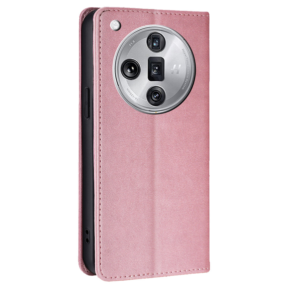 For Oppo Find X7 Ultra Wallet Case Magnetic Closing Stand Leather Phone Cover