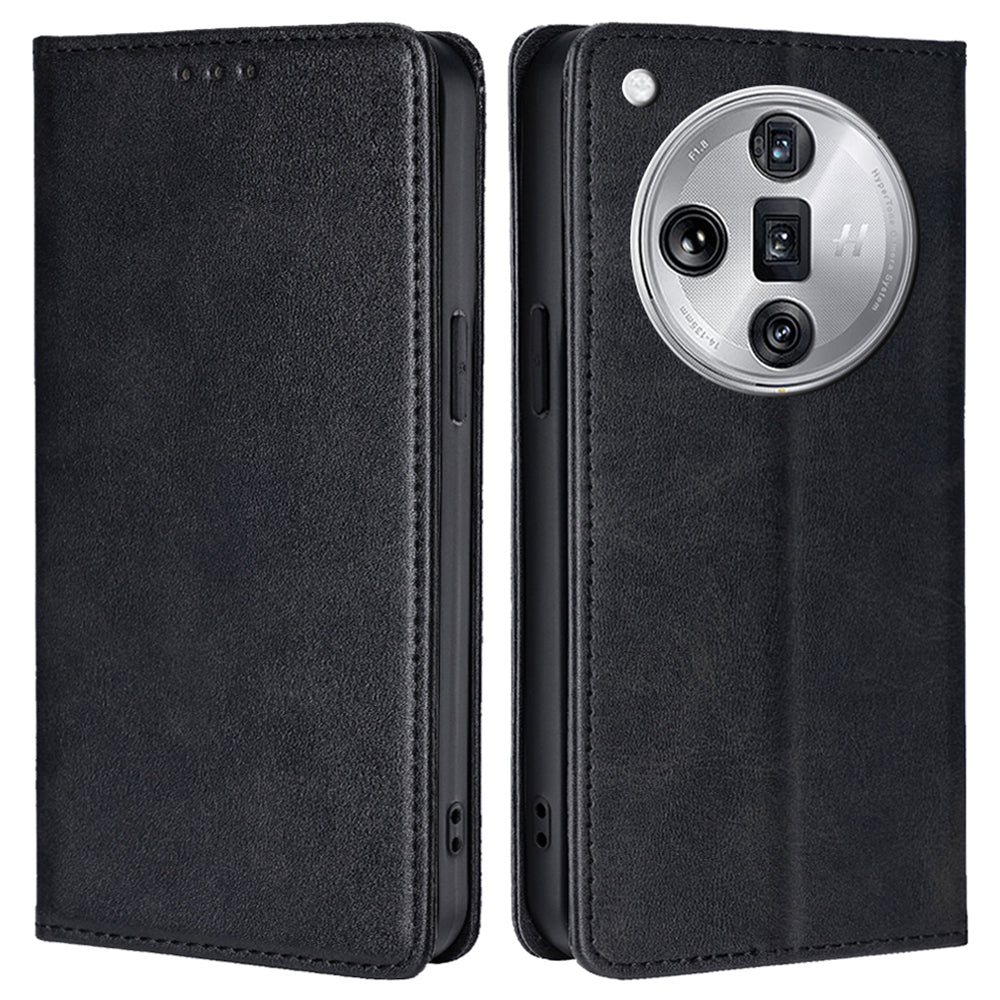 For Oppo Find X7 Ultra Wallet Case Magnetic Closing Stand Leather Phone Cover