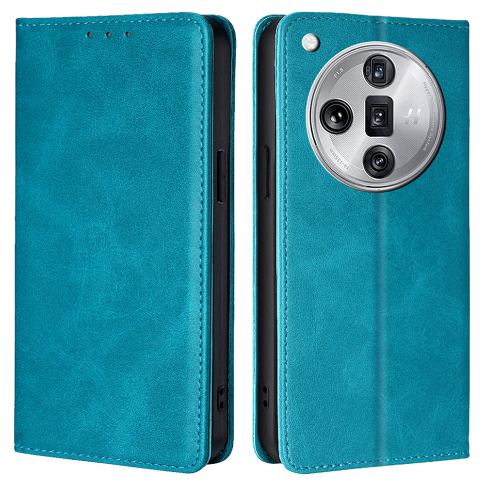 For Oppo Find X7 Ultra Wallet Case Magnetic Closing Stand Leather Phone Cover