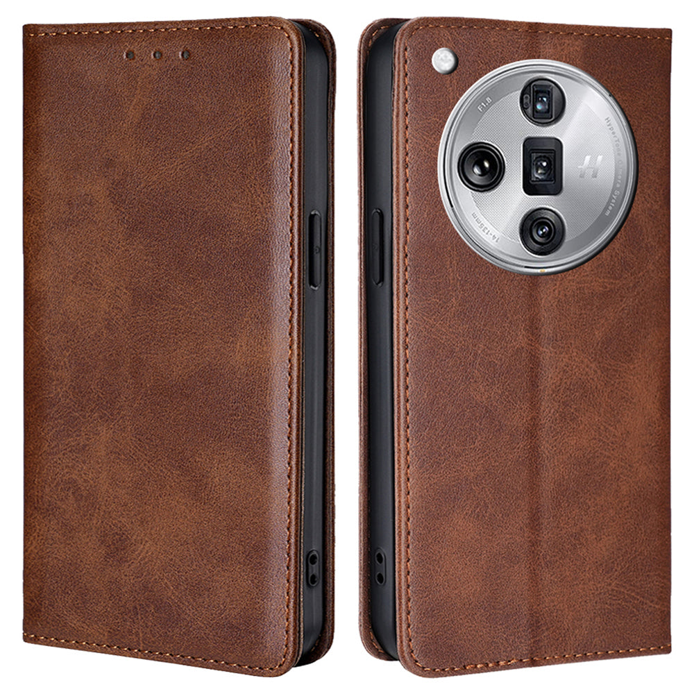For Oppo Find X7 Ultra Wallet Case Magnetic Closing Stand Leather Phone Cover