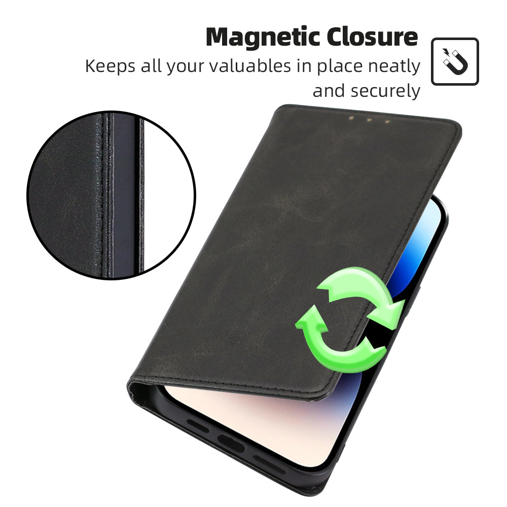 For Oppo Find X7 5G Wallet Case Magnetic Closure Leather Flip Phone Cover