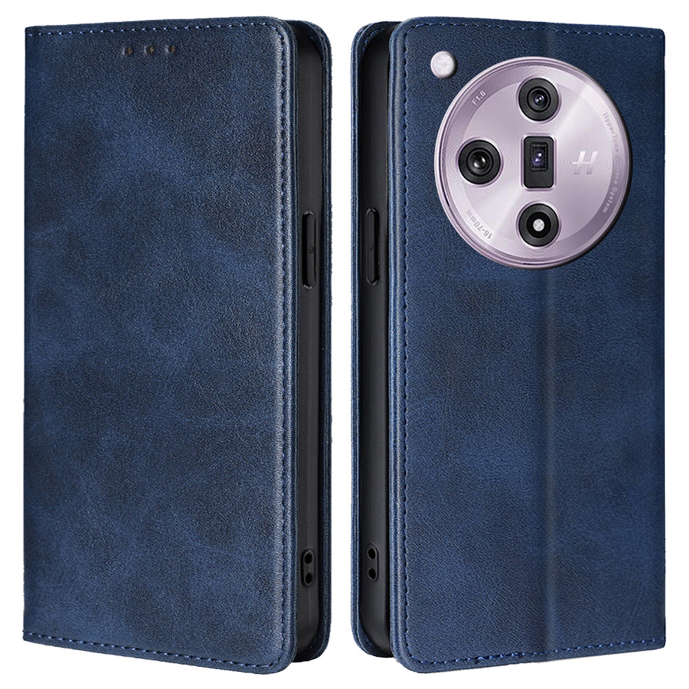 For Oppo Find X7 5G Wallet Case Magnetic Closure Leather Flip Phone Cover