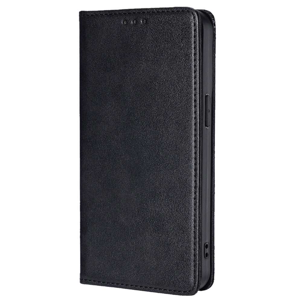 For Transsion Infinix Hot 40i Case Calf Texture Drop-resistant Phone Wallet Cover