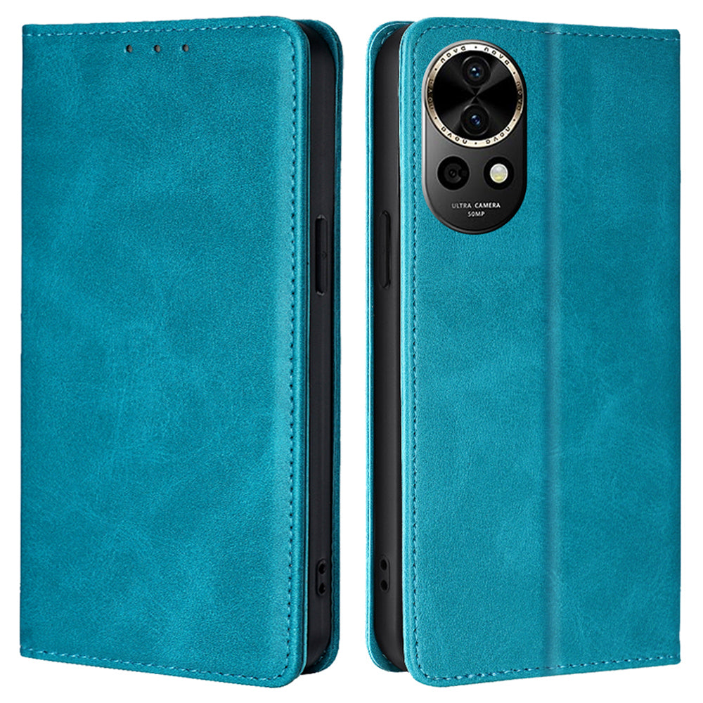 For Huawei nova 12 5G Shockproof Case Leather Wallet Phone Cover