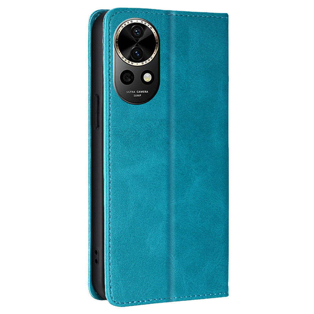 For Huawei nova 12 5G Shockproof Case Leather Wallet Phone Cover
