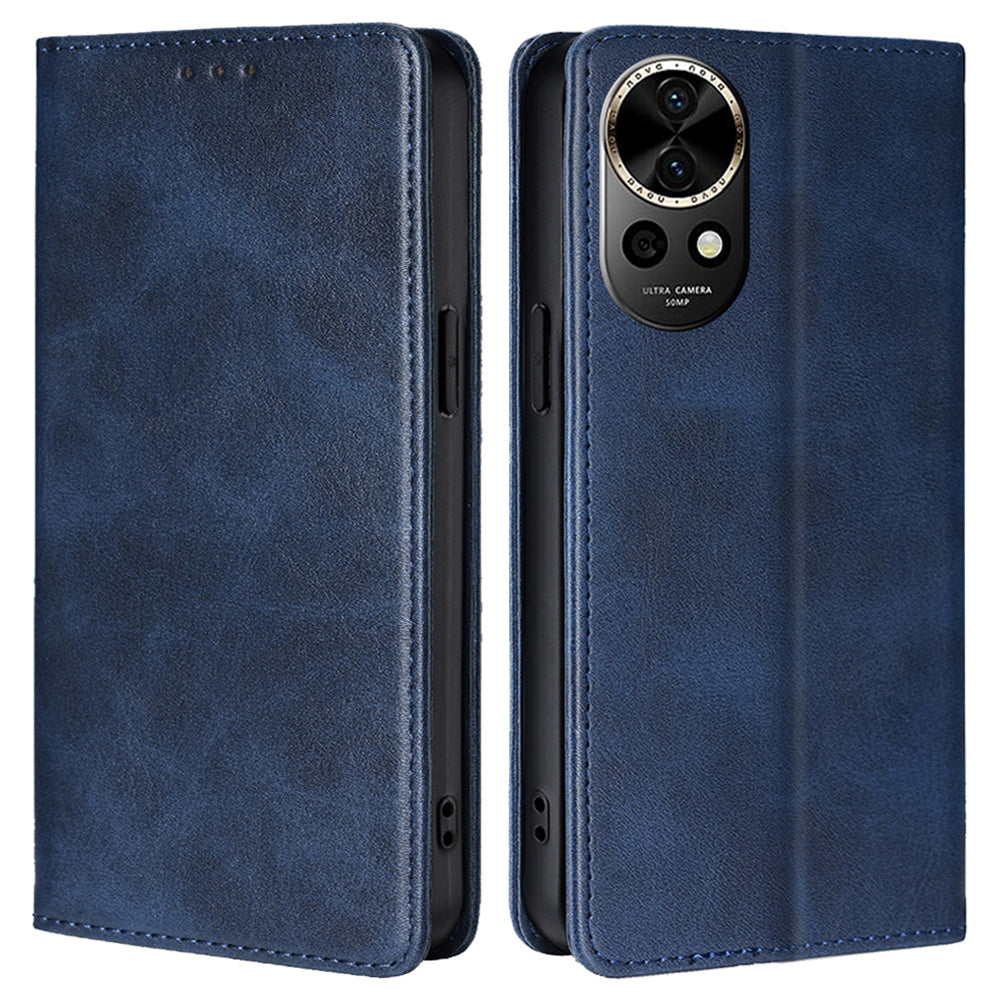 For Huawei nova 12 5G Shockproof Case Leather Wallet Phone Cover