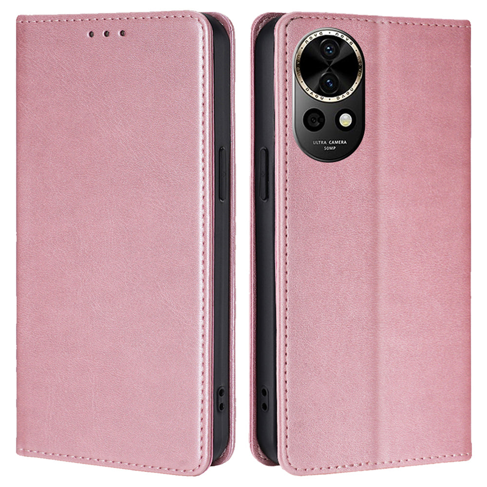 For Huawei nova 12 5G Shockproof Case Leather Wallet Phone Cover