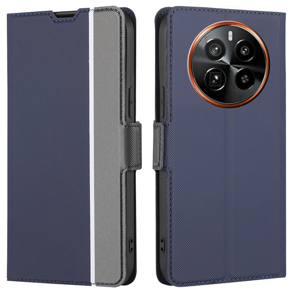 For Realme GT5 Pro 5G Leather Case Stand Phone Cover with Card Slots