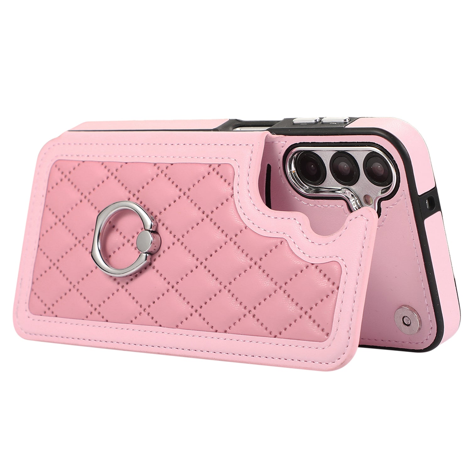 For Samsung Galaxy A54 5G Anti-Scratch Phone Case Pattern Printing TPU+PU Leather Stand Shell