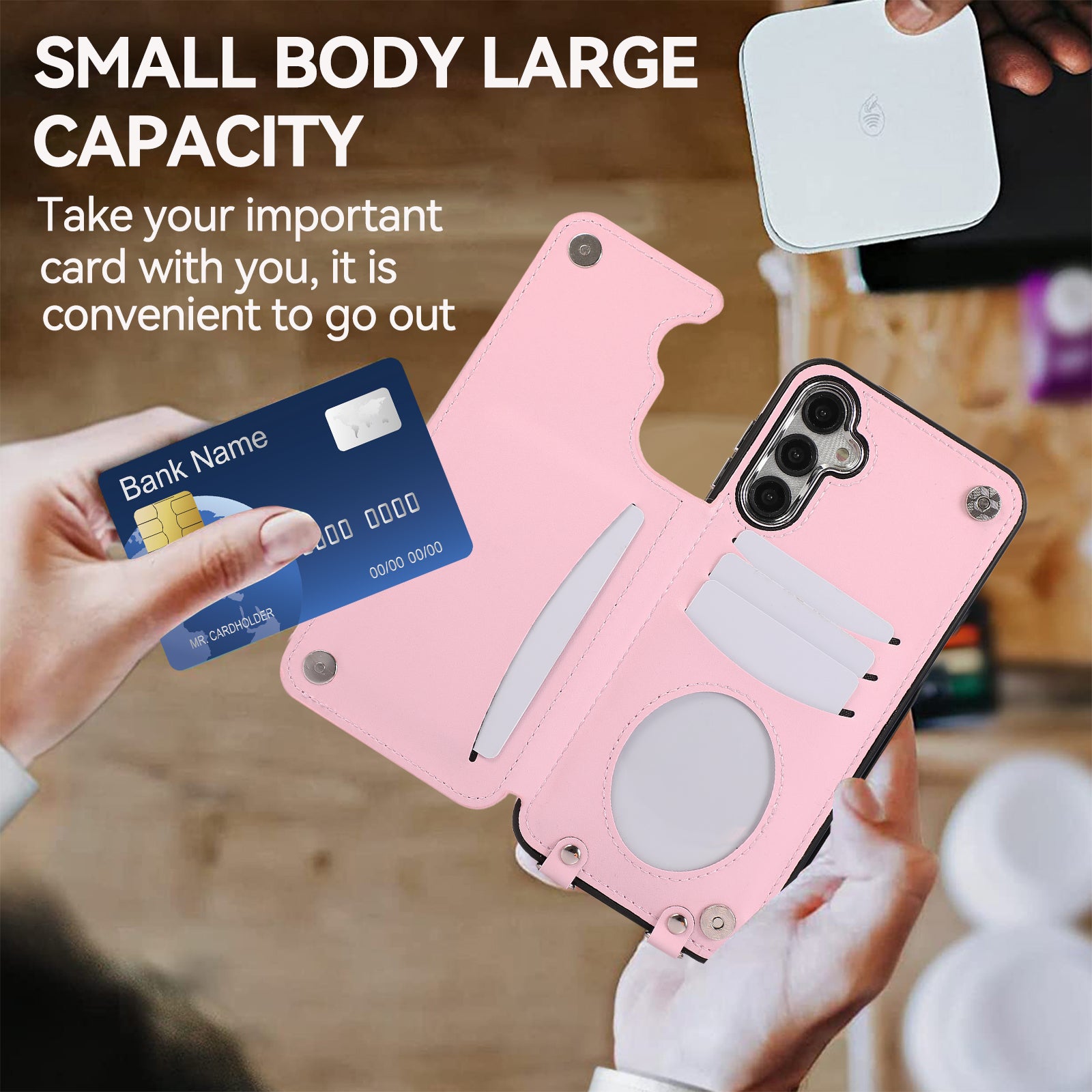 For Samsung Galaxy A14 4G / 5G Case Shockproof Phone Shell with Strap Ring Kickstand Cover