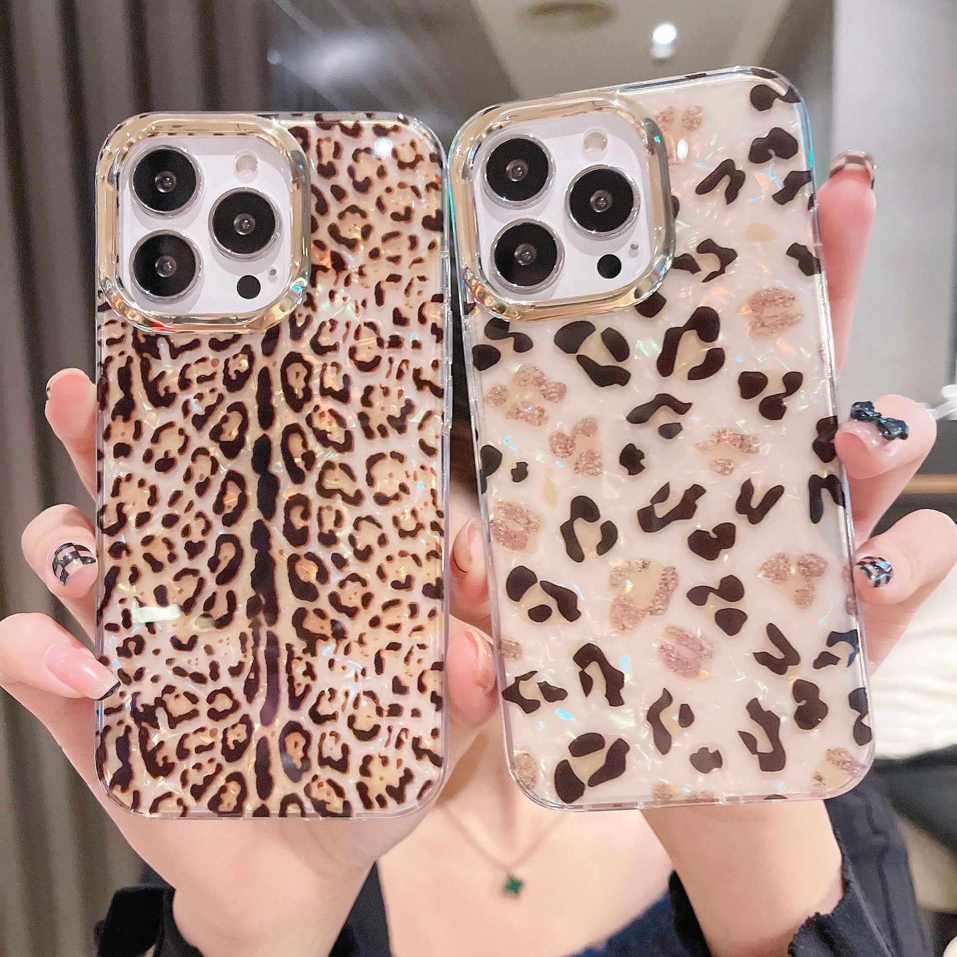 For iPhone 13 Pro Max Case Shockproof PC+TPU IMD Pattern Phone Cover
