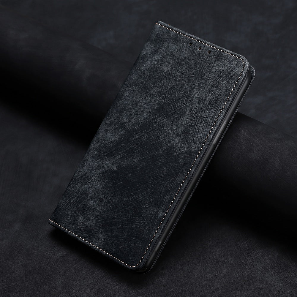For Oppo Find X7 5G Case RFID Blocking PU Leather Flip Cell Phone Cover