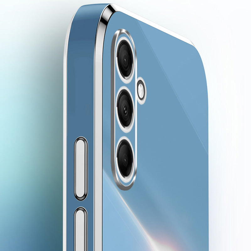 XINLI For Samsung Galaxy M15 5G / F15 5G Case TPU Protective Electroplating Phone Cover