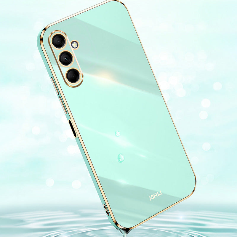 XINLI For Samsung Galaxy M15 5G / F15 5G Case TPU Protective Electroplating Phone Cover