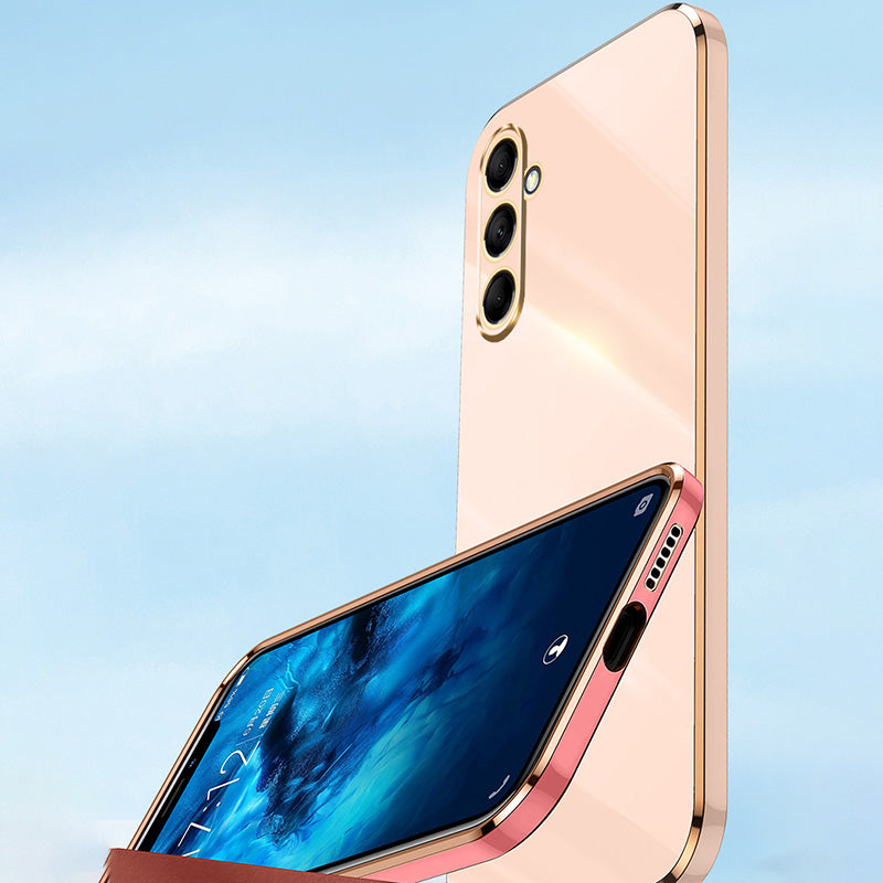 XINLI For Samsung Galaxy M15 5G / F15 5G Case TPU Protective Electroplating Phone Cover