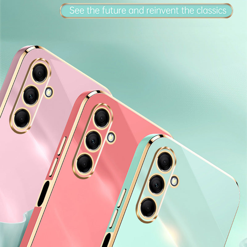 XINLI For Samsung Galaxy M15 5G / F15 5G Case TPU Protective Electroplating Phone Cover