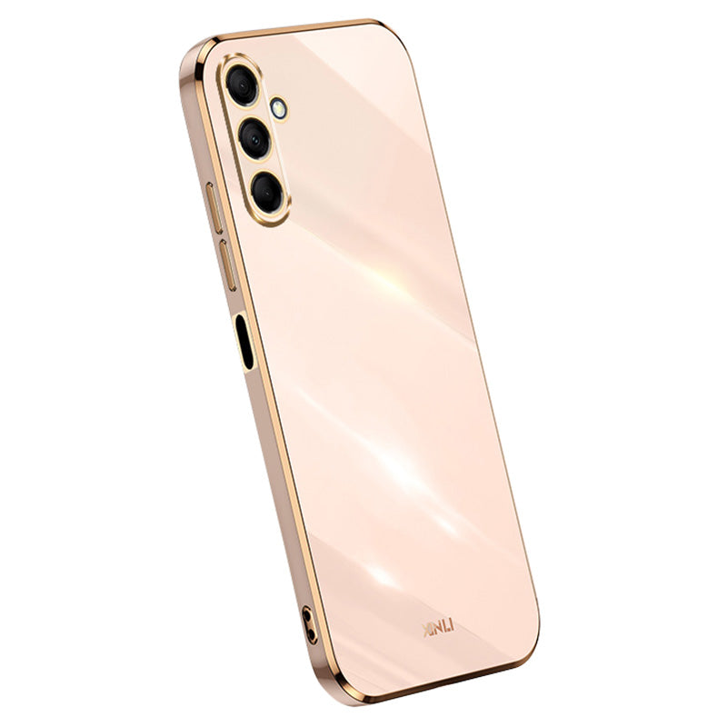 XINLI For Samsung Galaxy M15 5G / F15 5G Case TPU Protective Electroplating Phone Cover