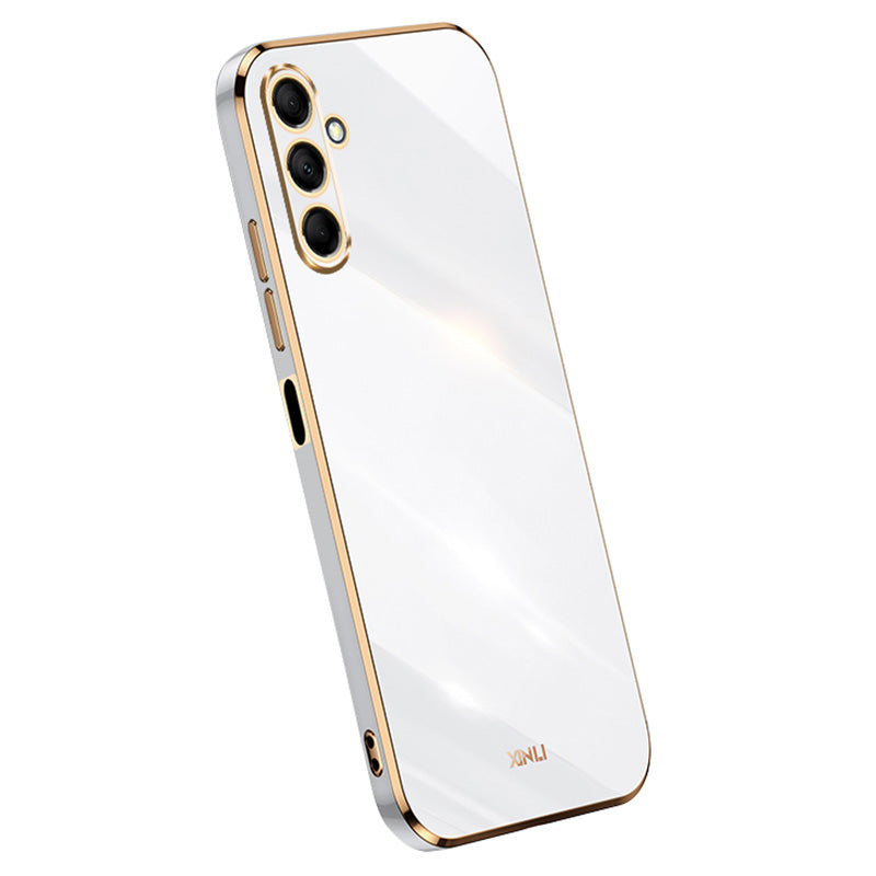 XINLI For Samsung Galaxy M15 5G / F15 5G Case TPU Protective Electroplating Phone Cover