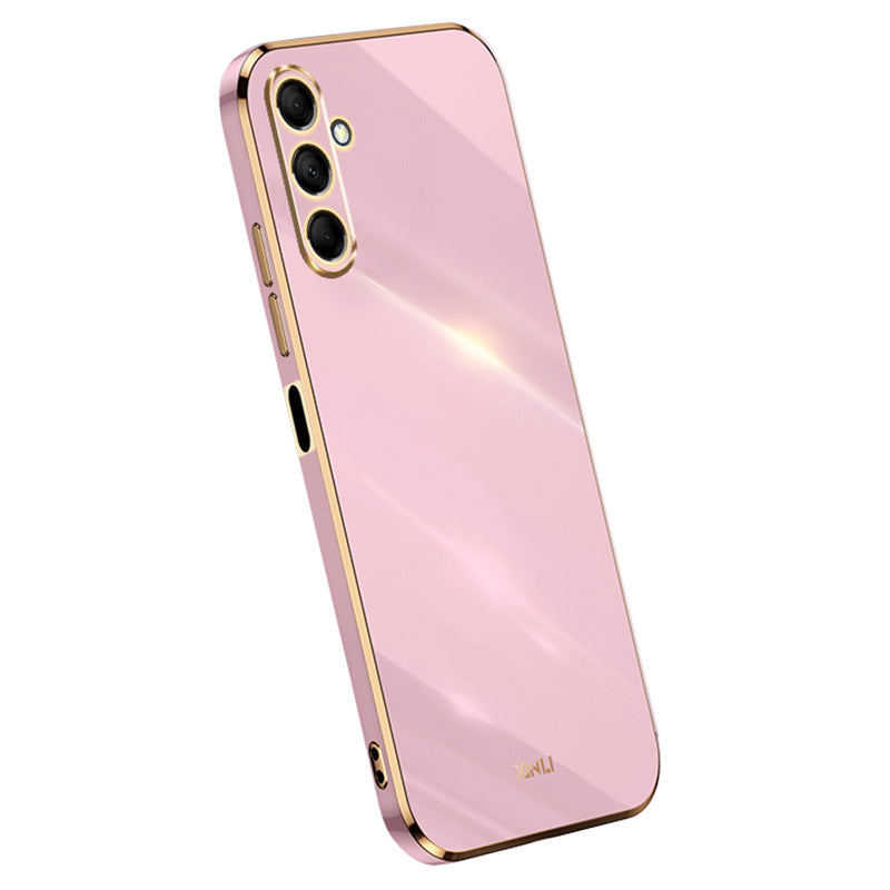 XINLI For Samsung Galaxy M15 5G / F15 5G Case TPU Protective Electroplating Phone Cover