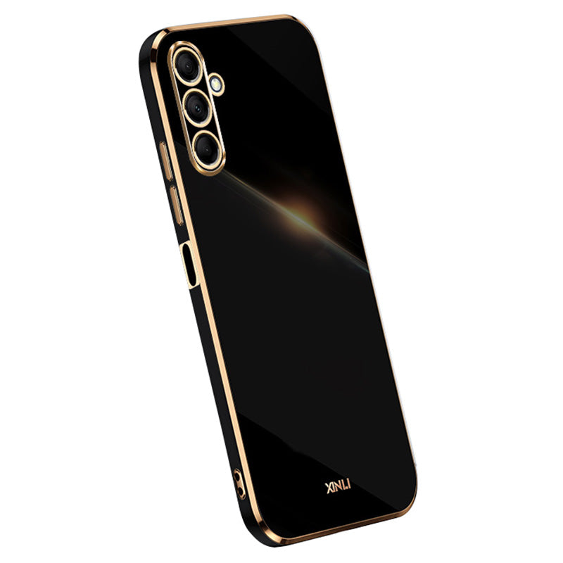 XINLI For Samsung Galaxy M15 5G / F15 5G Case TPU Protective Electroplating Phone Cover