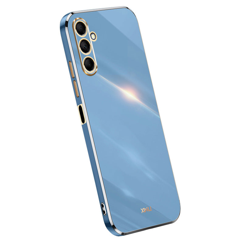 XINLI For Samsung Galaxy M15 5G / F15 5G Case TPU Protective Electroplating Phone Cover