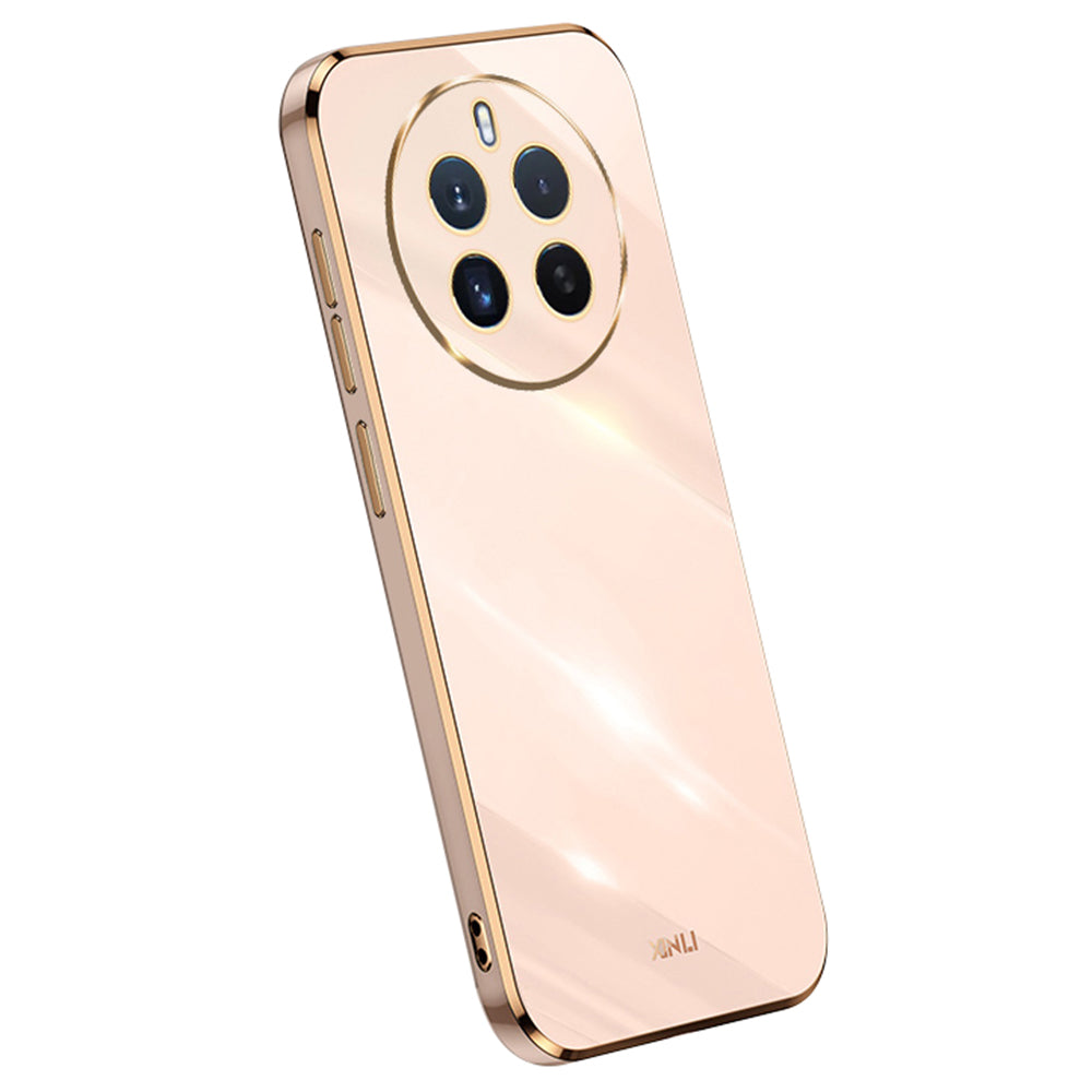 XINLI For Realme 12+ 5G / Narzo 70 Pro 5G Case Bump Proof TPU Electroplated Phone Protector