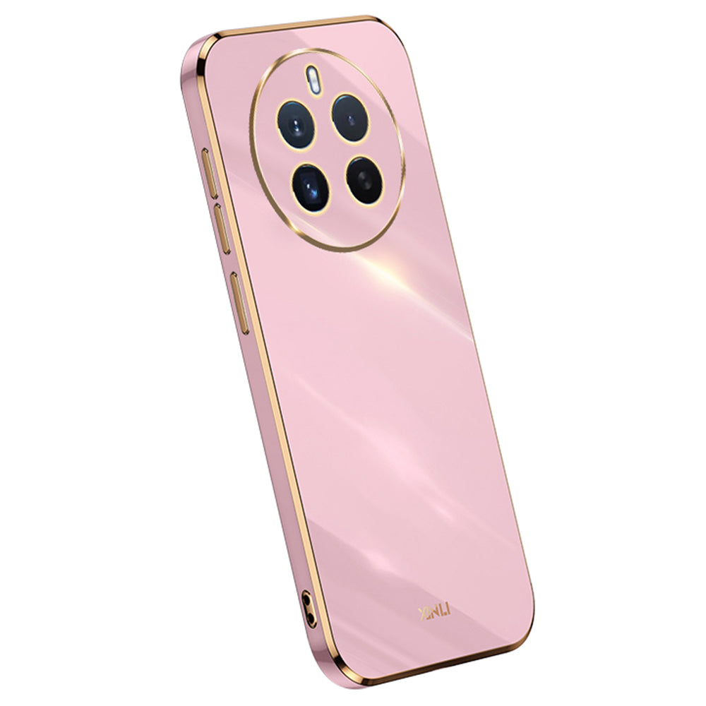 XINLI For Realme 12+ 5G / Narzo 70 Pro 5G Case Bump Proof TPU Electroplated Phone Protector