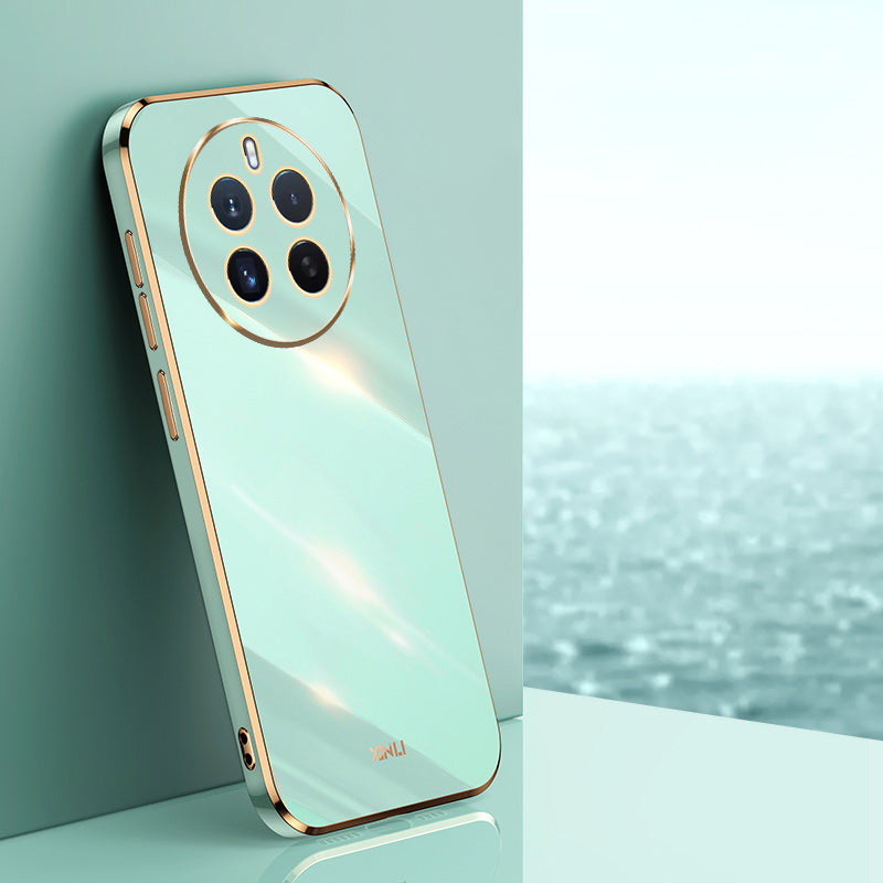 XINLI For Realme 12 Pro 5G / 12 Pro+ 5G Case TPU Phone Protetcive Cover Electroplating Phone Shell