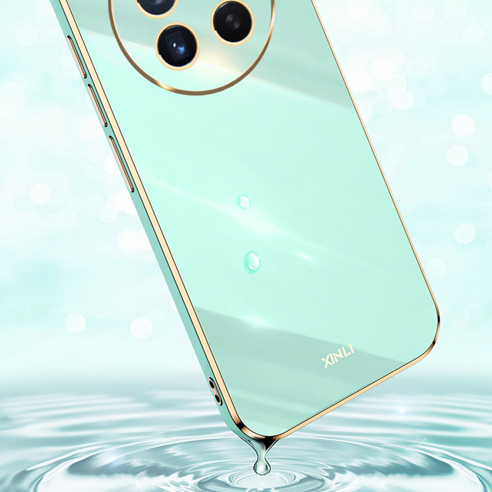 XINLI For Realme 12 Pro 5G / 12 Pro+ 5G Case TPU Phone Protetcive Cover Electroplating Phone Shell