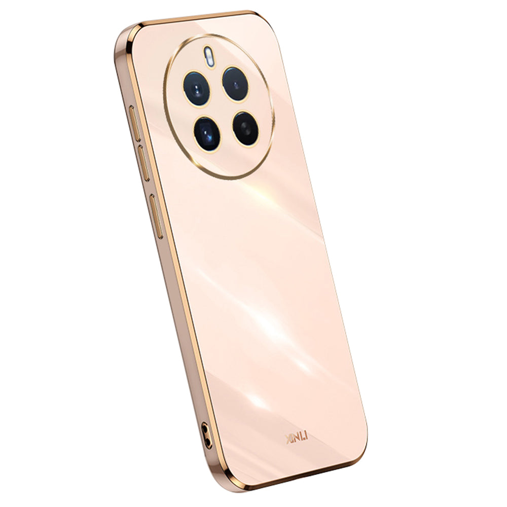 XINLI For Realme 12 Pro 5G / 12 Pro+ 5G Case TPU Phone Protetcive Cover Electroplating Phone Shell