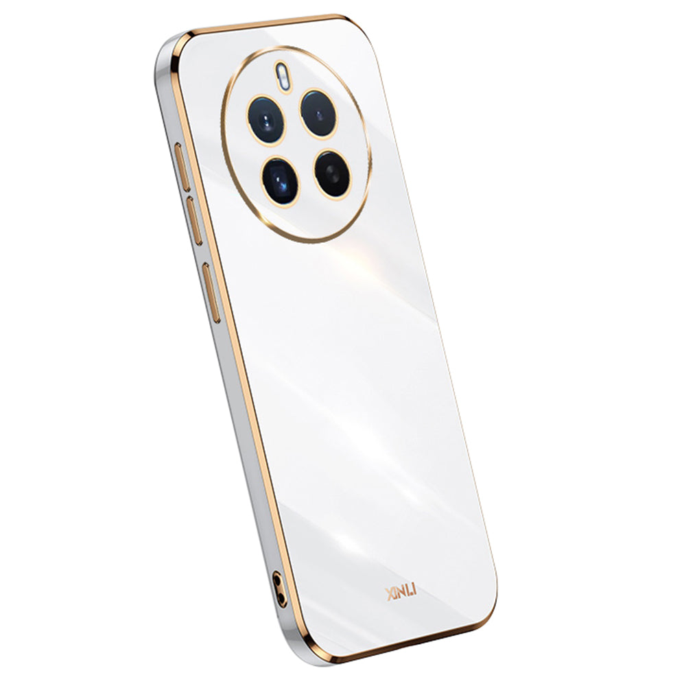 XINLI For Realme 12 Pro 5G / 12 Pro+ 5G Case TPU Phone Protetcive Cover Electroplating Phone Shell