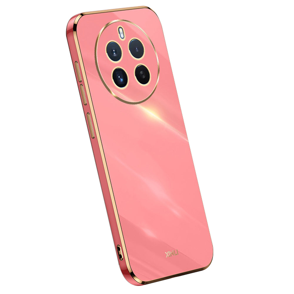 XINLI For Realme 12 Pro 5G / 12 Pro+ 5G Case TPU Phone Protetcive Cover Electroplating Phone Shell