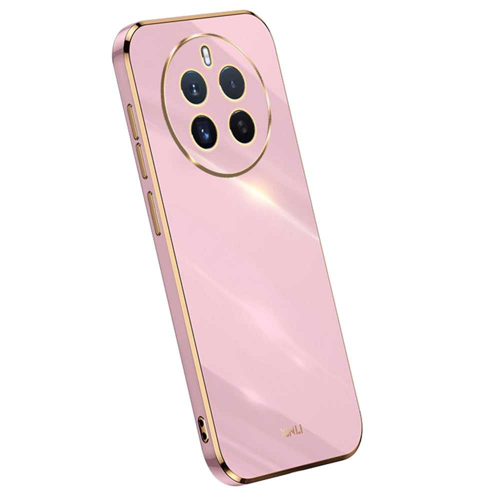 XINLI For Realme 12 Pro 5G / 12 Pro+ 5G Case TPU Phone Protetcive Cover Electroplating Phone Shell