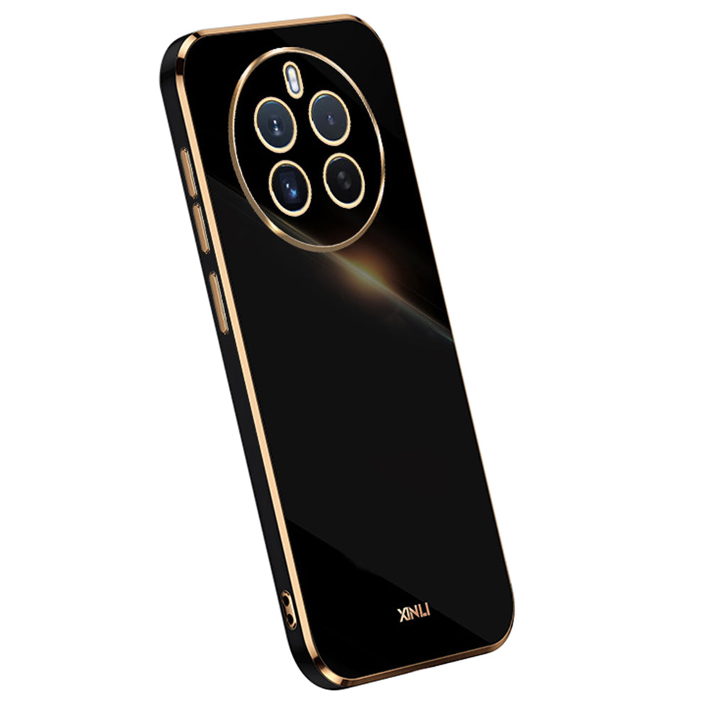 XINLI For Realme 12 Pro 5G / 12 Pro+ 5G Case TPU Phone Protetcive Cover Electroplating Phone Shell