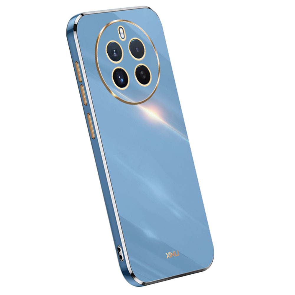 XINLI For Realme 12 Pro 5G / 12 Pro+ 5G Case TPU Phone Protetcive Cover Electroplating Phone Shell