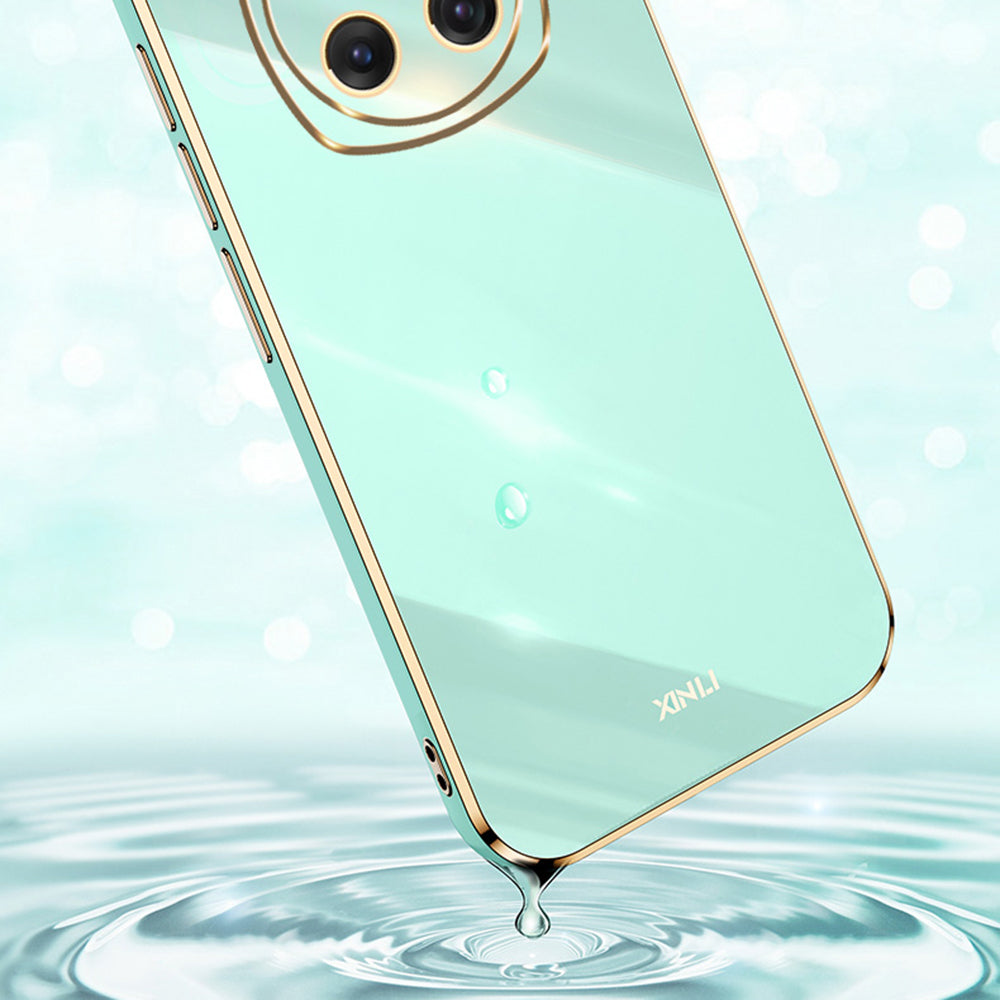 XINLI For Honor Magic6 5G Case Soft TPU Golden Edging Shockproof Phone Cover