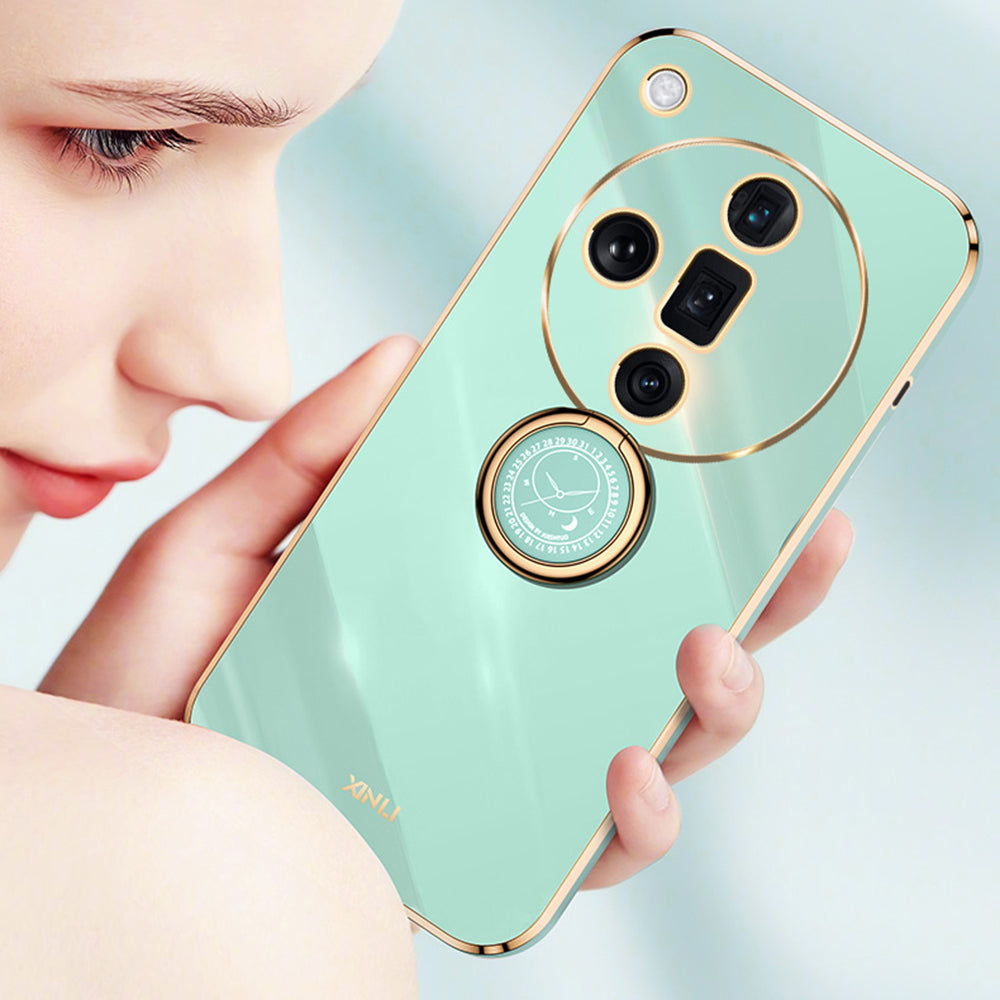 XINLI For Oppo Find X7 5G Case Electroplating Soft TPU Back Phone Cover