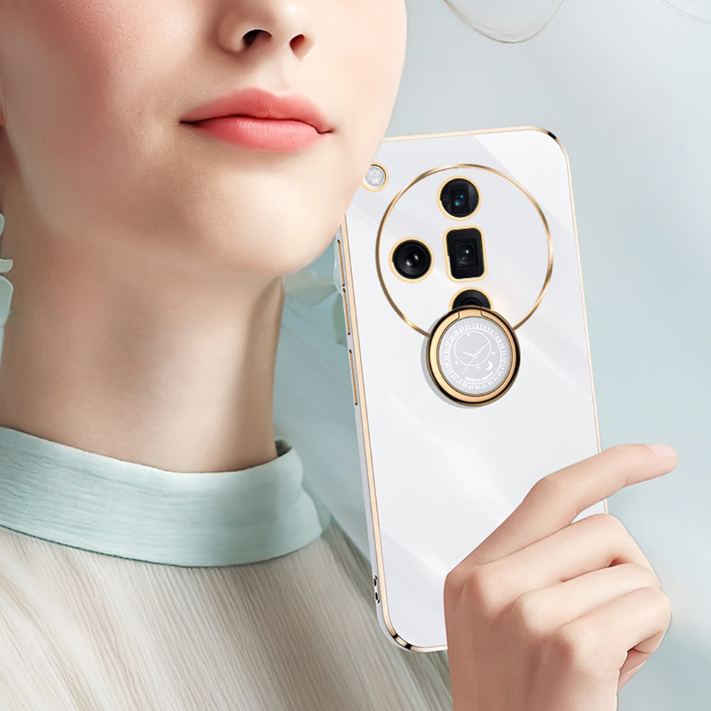 XINLI For Oppo Find X7 5G Case Electroplating Soft TPU Back Phone Cover