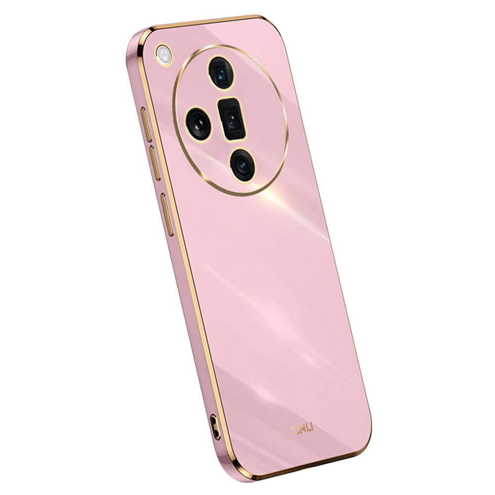 XINLI For Oppo Find X7 5G Case Electroplating Soft TPU Back Phone Cover