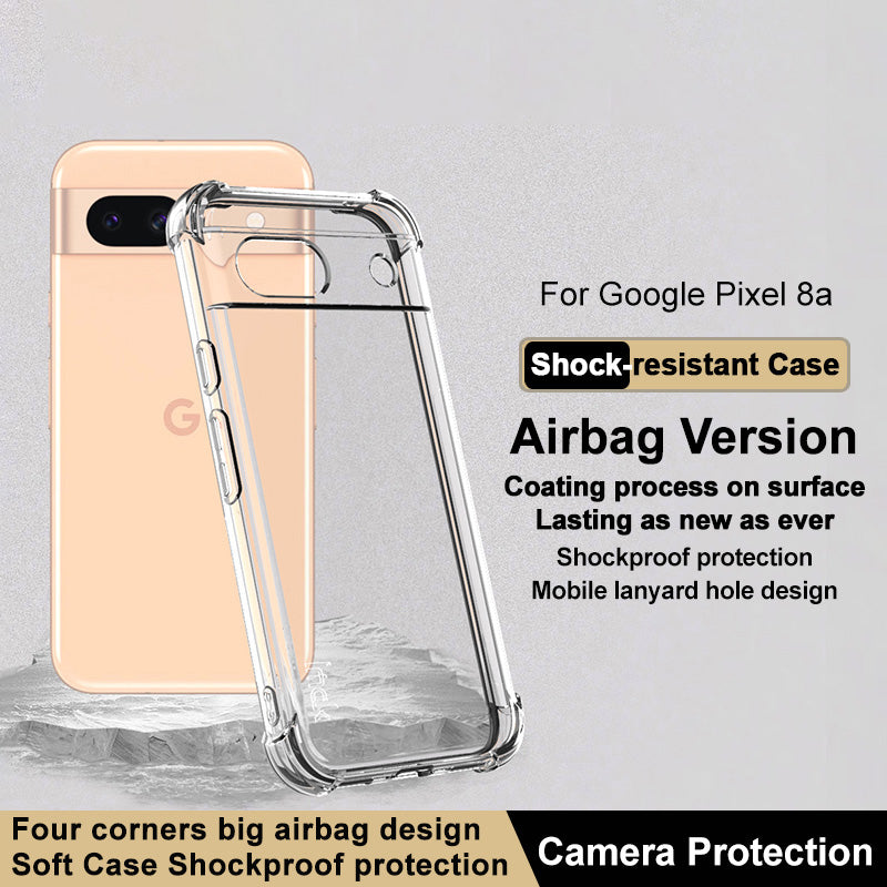 IMAK For Google Pixel 8a Case Airbag Drop Impact TPU Phone Cover