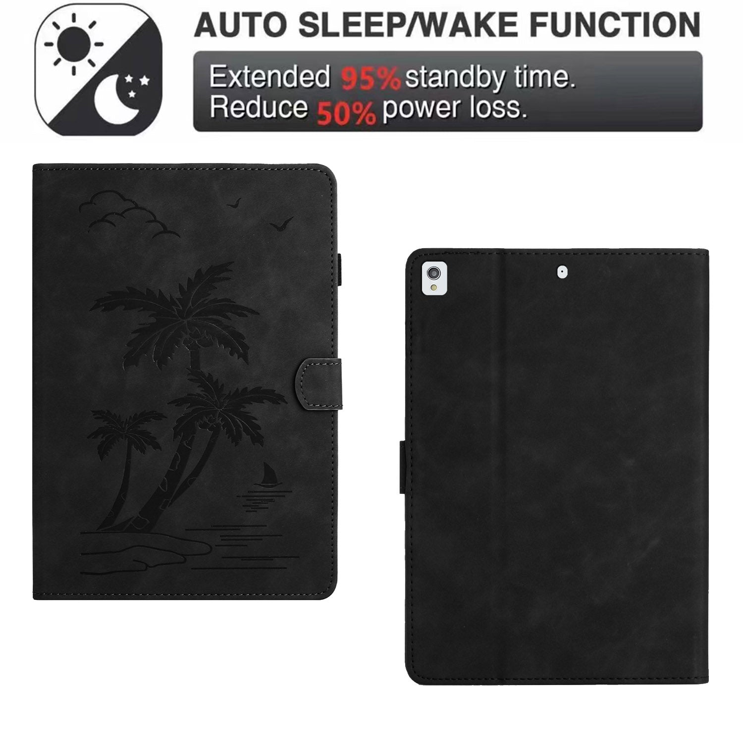 For iPad 10.2 (2020) / (2019) / iPad Air 10.5 inch (2019) / iPad Pro 10.5-inch (2017) Case PU Leather Cover Card Slots Stand