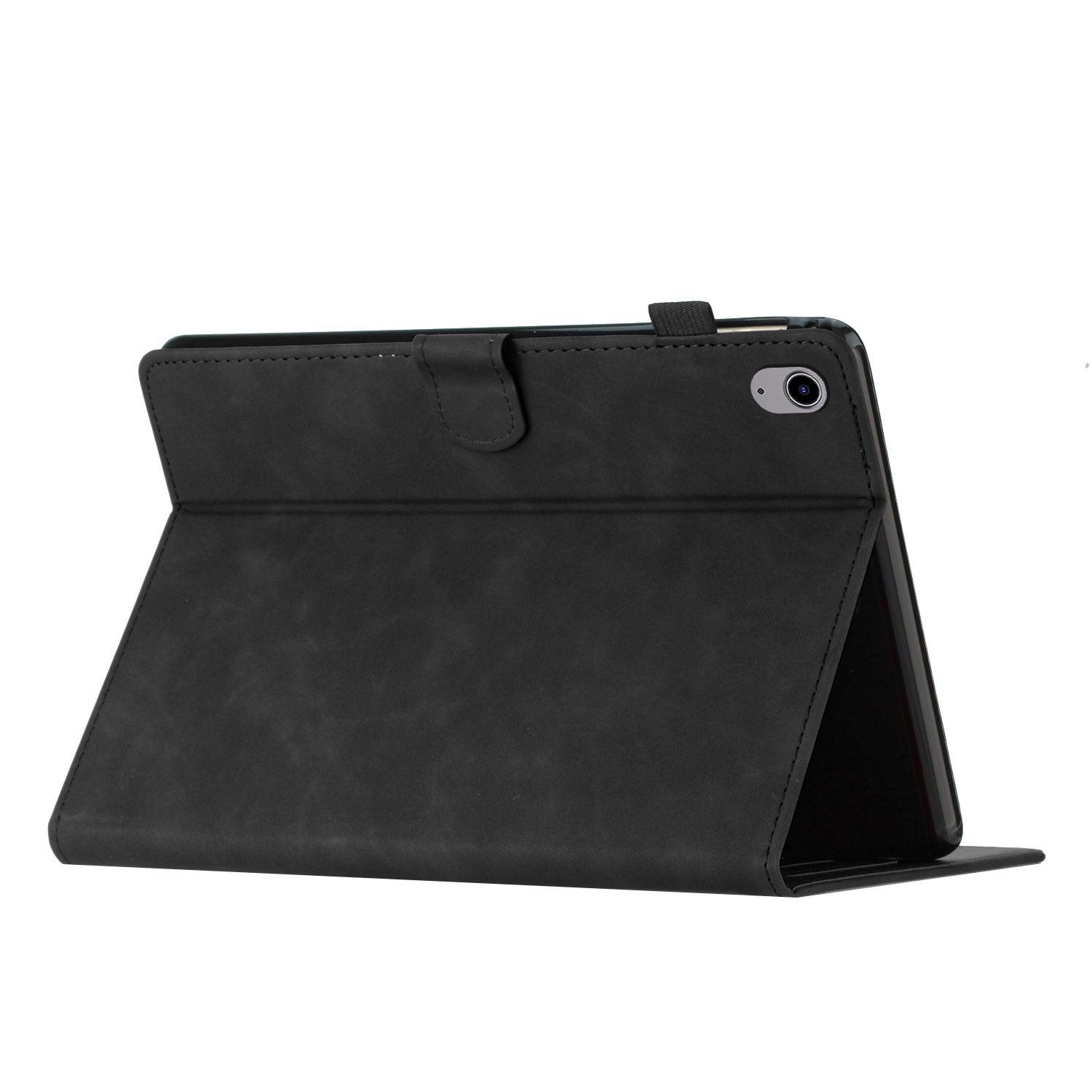For iPad mini (2021) Smart Case PU Leather Coconut Tree Imprinted Tablet Cover with Card Holder