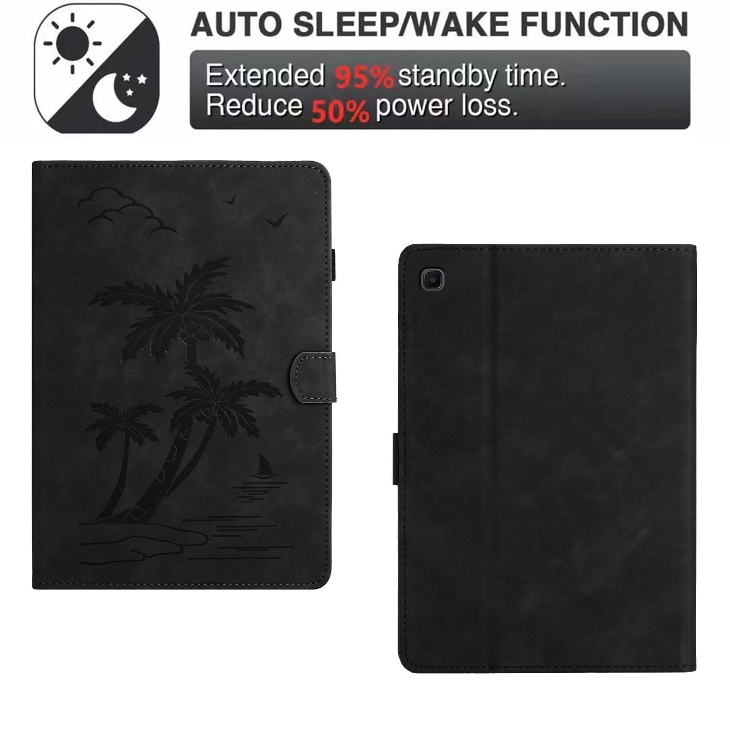 For Samsung Galaxy Tab A7 Lite 8.7-inch T220 / T225 Case Drop-proof Leather Tablet Stand Cover