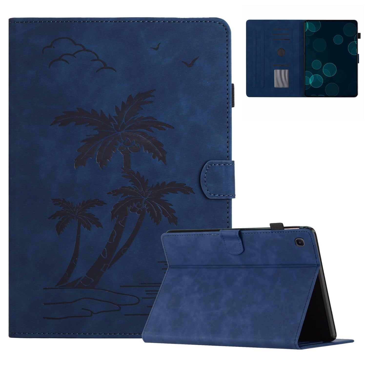 For Samsung Galaxy Tab S6 Lite (2022) P613 / P619 / Tab S6 Lite (2024) / Tab S6 Lite (2020) P610 / 615 Case Imprinted Leather Tablet Cover